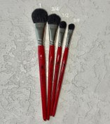 تصویر قلم محو کن دسته قرمز پارس آرت کد 2392 شماره 1/2 