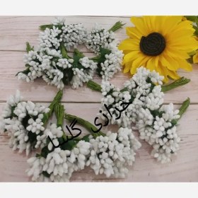 تصویر گل مصنوعی پرچم شکری دسته ۱۲ عددی 