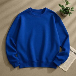 تصویر سویشرت مردانه دورس بیسیک یقه گرد رنگ قهوه ای 