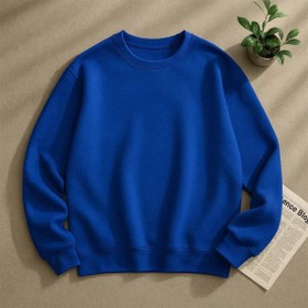 تصویر سویشرت مردانه دورس بیسیک یقه گرد رنگ قهوه ای 