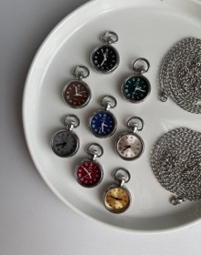 تصویر ساعت گردنبند فلورا 