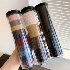 تصویر پک کش مو رنگی استوانه‌ای 