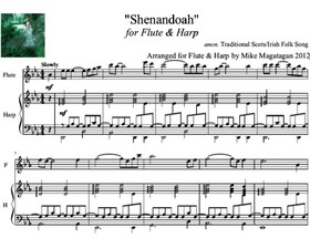 تصویر Shenandoah" for Flute & Harp 