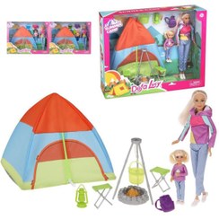 تصویر عروسک باربی کمپینگ کد 8474 