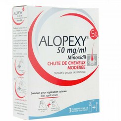 تصویر محلول رشد موی سر آقایان و بانوان آلوپکسی ا Alopexy Minoxidil Solution spray 5% Alopexy Minoxidil Solution spray 5%