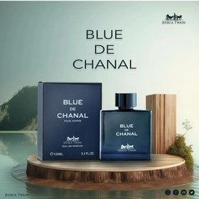 تصویر ادکلن بلو چنل BLUE DE CHANELL حجم 100 میل جسیکا تویین - 100 MADE IN FRANCE