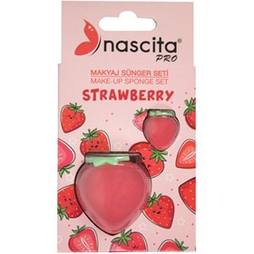 تصویر پد آرایشی توت‌فرنگی ناسکیتا 