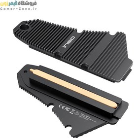 تصویر هیتسینک و خنک کننده حافظه SSD آینی او مناسب برای PS5 مدل ineo M24 - M.2 SSD Heatsink Cooler for PS5 