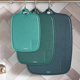 تصویر تخته برش سه عددی کاراجا مدل تریوکات سبز 