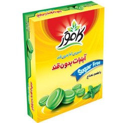 تصویر آبنبات نعنا رژیمی کامور 150 گرم 