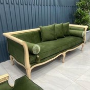 تصویر مبل کلاسیک فرانسوی نیکان ۷ نفره 