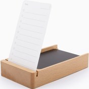 تصویر استند کاغذ یادداشت آنالوگ 