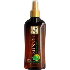 تصویر روغن آفتاب حاوی عصاره آلوئه ورا مای دارای SPF 6 با حجم ۲۰۰ میلی لیتر My Sun Oil with Aloe Vera For All Skins SPF6 200 ml