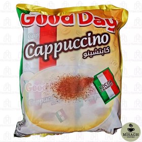 تصویر کاپوچینو فوری 30 عددی همراه با پودر شکلات گوددی Good Day Good Day Cappuccino with Chocolate Granule 30