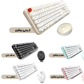 تصویر کیبورد و ماوس بی سیم مافی مدل Sweet S Mofii Sweet S Wireless Keyboard and Mouse