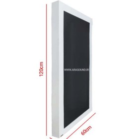 تصویر پنل آکوستیک 60×120 سفید Acoustic panel 60 × 120 white