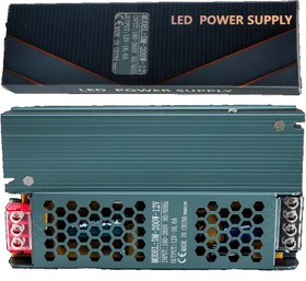 تصویر سوئیچینگ ۱۲ ولت 16/6 آمپر 200 وات اسلیم 12V 200W 16.6A Slim Power Supply