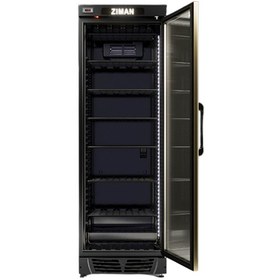 تصویر فریزر ایستاده زیمان ۳۷۵ لیتر عرض ۶۰ مشکی 