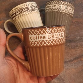 تصویر ماگ سرامیکی قهوه coffee break