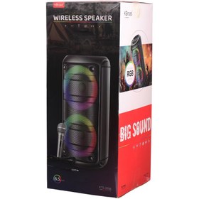 تصویر اسپیکر چمدانی بلوتوثی کی برود KTS-2056 + میکروفون KBroad KTS-2056 Wireless Speaker