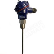 تصویر ترموکوپل نوع K هد دار مانیاد مدل TAF سایز 6x100mm 