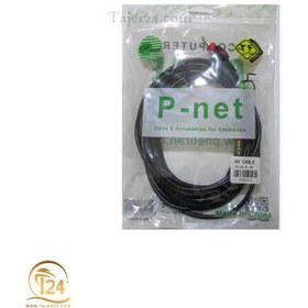 تصویر کابل Aux P-net به طول 5 متر 