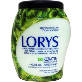 تصویر ماسک مو lorys مدل Keratin & olive oil 