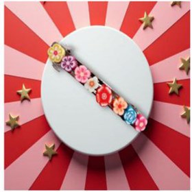 تصویر گیره فرانسوی مدل چند گل 