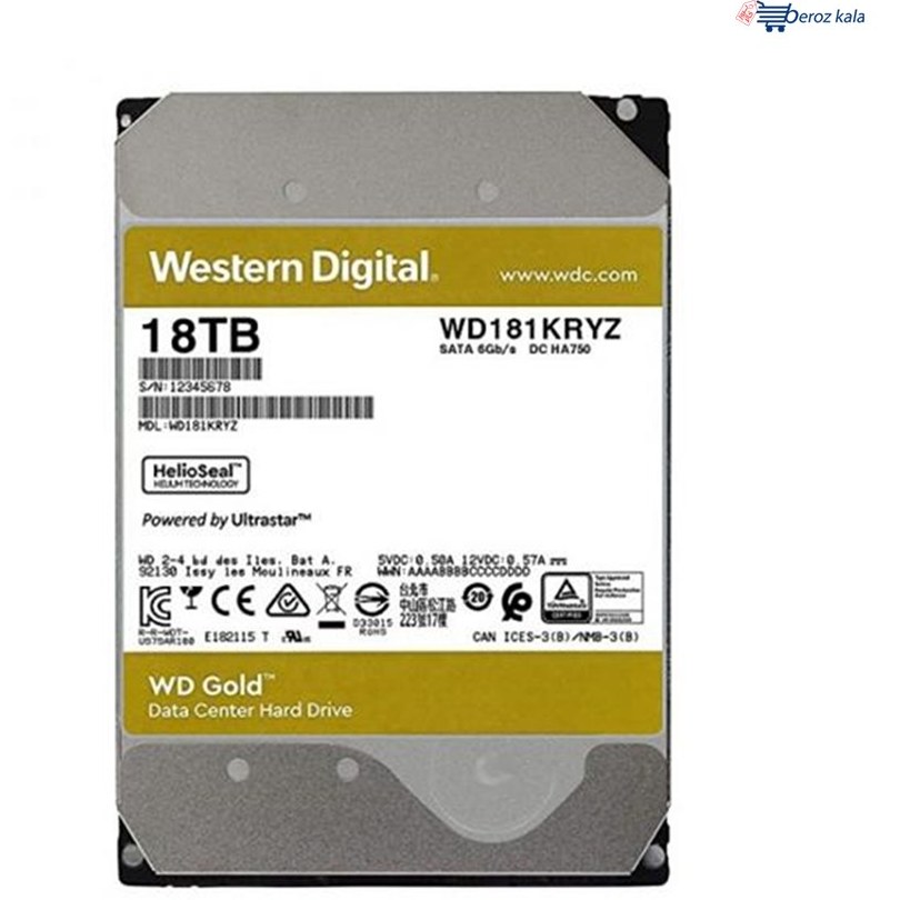 Western Digital WD Gold 18 To (WD181KRYZ) - Disque dur interne - LDLC