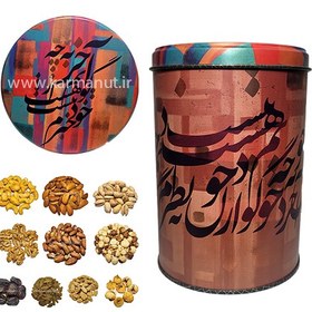 تصویر باکس فلزی طرح نغمه خوان + مخلوط خام 700 گرم 