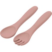 تصویر قاشق و چنگال سیلیکونی کیکابو Kikkaboo 