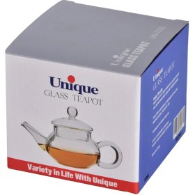 تصویر قوری زعفران شیشه‌ای یونیک مدل UN‑7932 