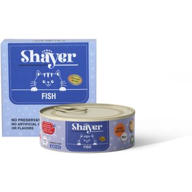 تصویر کنسرو بچه گربه کیتن شایر حاوی ماهی 90 گرم Shayer Kitten Pate with Fish 90g