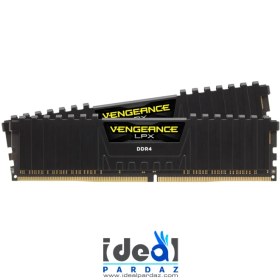 تصویر رم دسکتاپ کورسیر 16 گیگابایت CORSAIR VENGEANCE LPG 16GB (2X8GB) DDR4 3200 