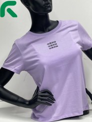 تصویر تی شرت زنانه ADIDAS سوپرنخ وارداتی آدیداس برجسته - بنفش / 2XL 