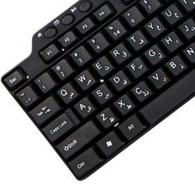 تصویر کیبورد با سیم xp مدل 8200d keyboard kb xp 8200d