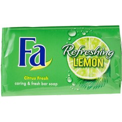 تصویر صابون فا FA مدل Refreshing Lemon وزن 125 گرم 
