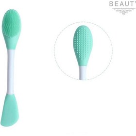 تصویر قلم دوطرفه براش ماسک و فیس براش SILICON MASK BRUSH