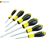 تصویر مجموعه 6 عددی پیچگوشتی استنلی مدل 60208-STHT0 Essential Screwdriver Set