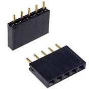 تصویر پین هدر 1*5 مادگی صاف 