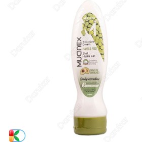 تصویر کرم آبرسان و مرطوب کننده زیتون و آووکادو 200 میل ماسینکس Mucinex Olive And Avacado Cream 200ml