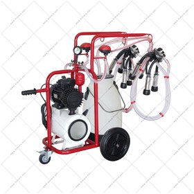 تصویر شیردوش گوسفند دو واحد تک مخزن هیمورا 