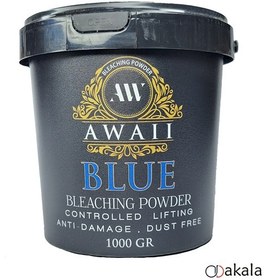 تصویر پودر دکلره آوایی آبی وزن ۱ کیلوگرم با رایحه نعناع 