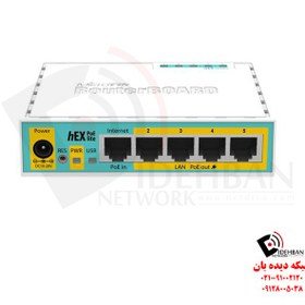 تصویر روتر میکروتیک مدل HEX POE Lite_ RB750UPr2 Routeur Mikrotik HEX POE Lite RB750Ur2