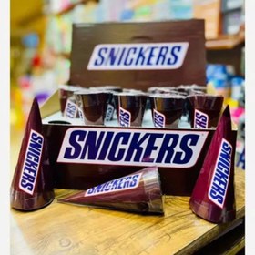 تصویر شکلات قیفی ولنتاین اسنیکرز باکس 15 عددی snickers snickers