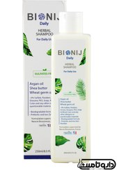 تصویر شامپو گیاهی مناسب استفاده روزانه بیونیج Herbal Shampoo For Daily Use Bionij