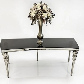 تصویر میز نیم هلالی توپی 