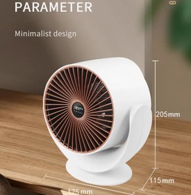 تصویر فن هیتر (پنکه گرمکن) مدل 608 Heater fan model 608