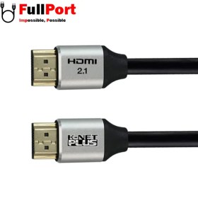 تصویر کابل HDMI کی نت پلاس ورژن 2.1 مدل KP-HC21180 طول 1.8 متر ا cable-hdmi-v2-1-knet-plus cable-hdmi-v2-1-knet-plus