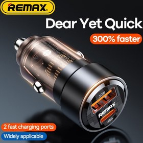 تصویر شارژر فندکی ریمکس مدل RCC360 Remax Walking PD+QC 1C+1A Fast Car Charger RCC360